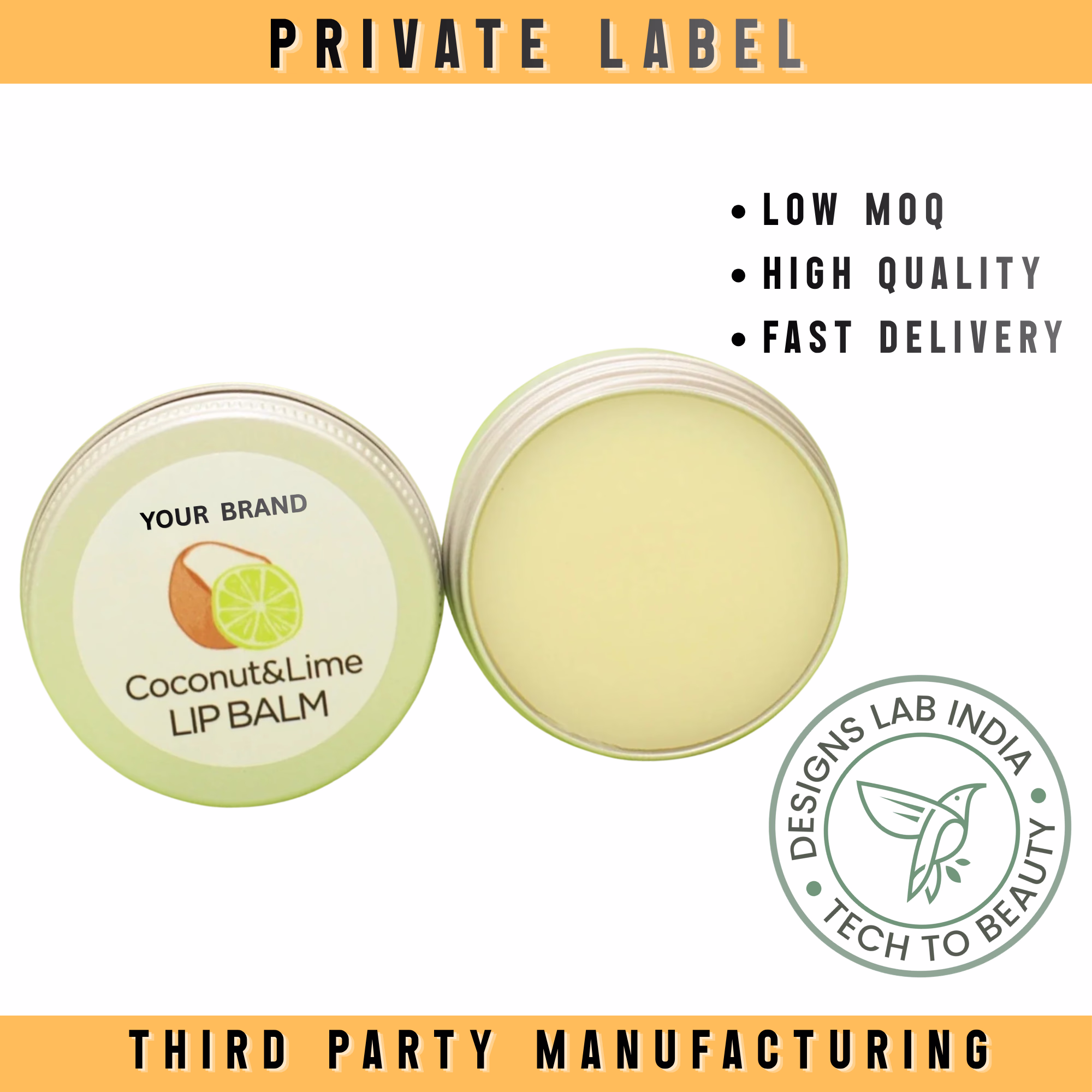 Coconut Oil Lip Balm